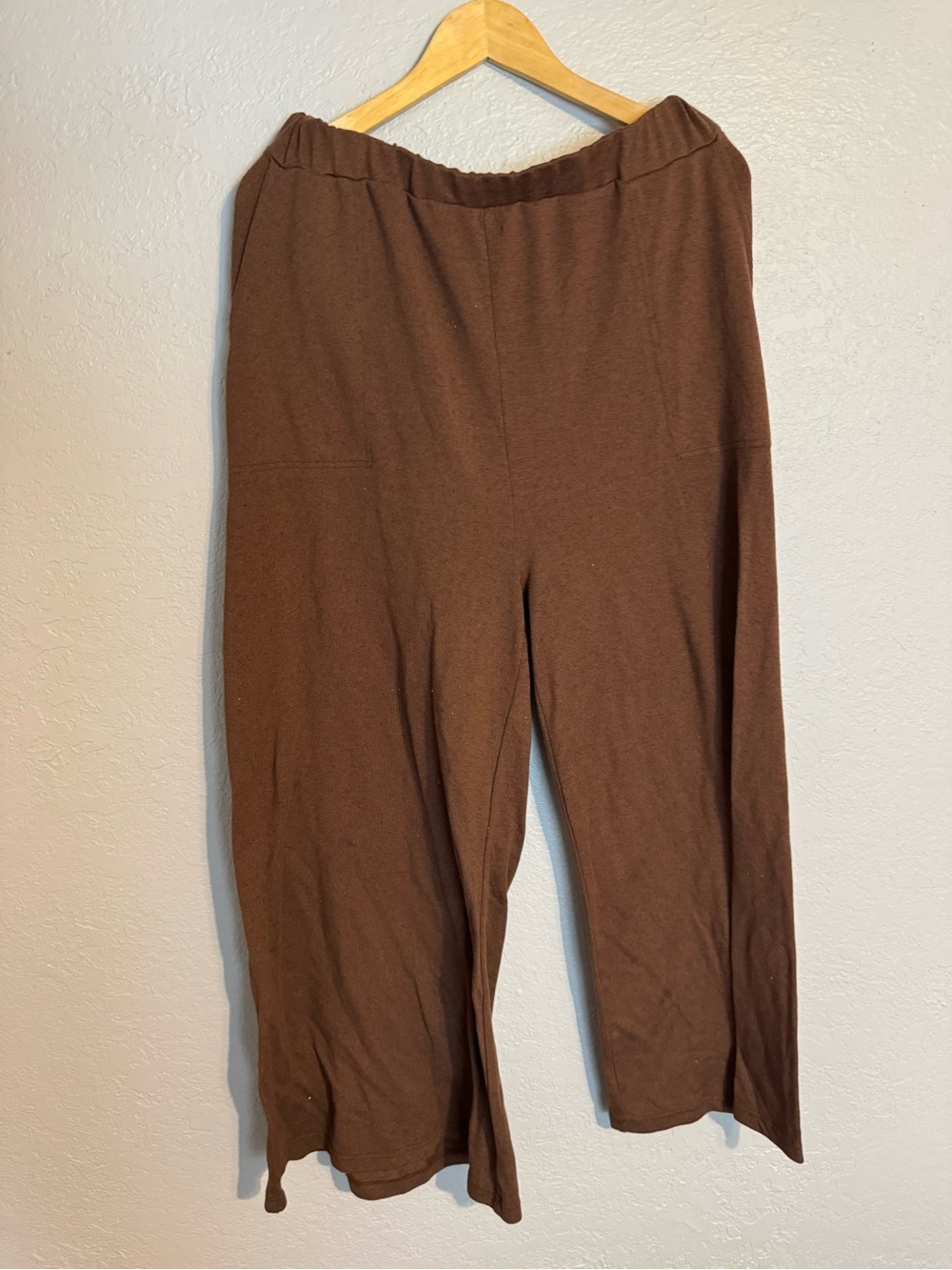 Wide Leg Women's Pants in Brown